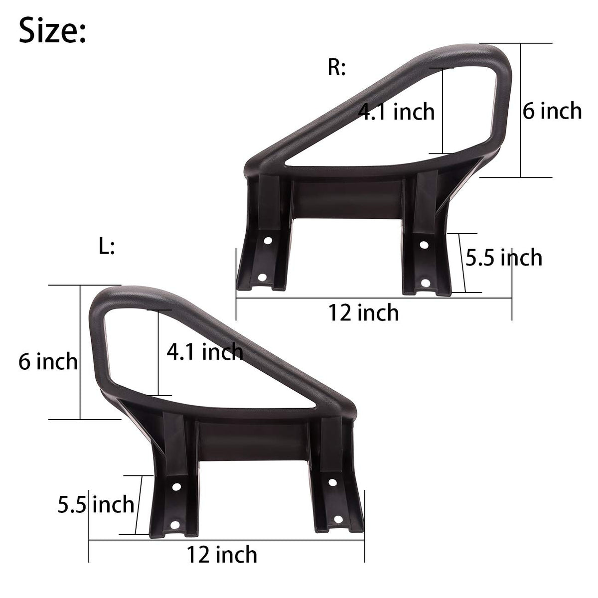 10L0L EZGO TXT left arm rest hip restraint installed for driver comfort.