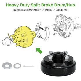 10L0L EZGO TXT 1-inch lug compatibility for solid installation.
