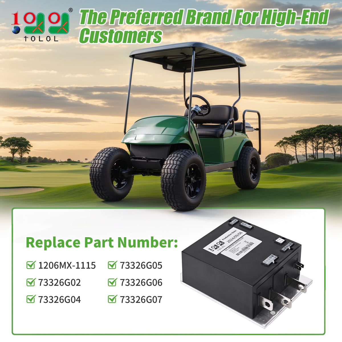 10L0L EZGO TXT 2000-2009 install guide image for Curtis compatibility