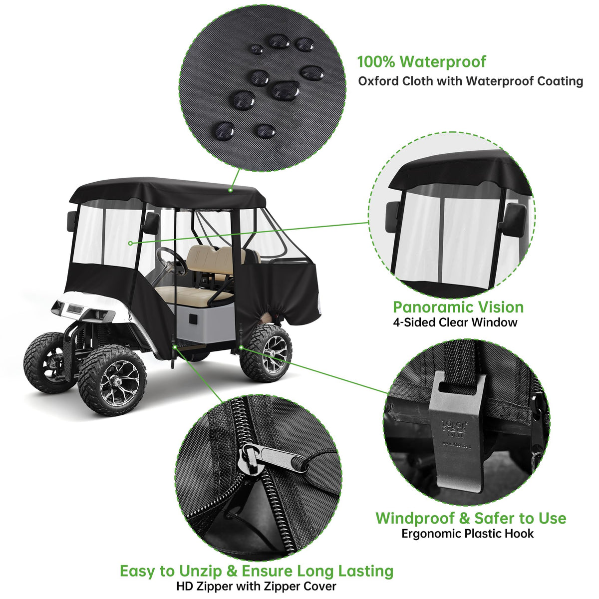 10L0L EZGO TXT enclosure carrying bag for easy transport