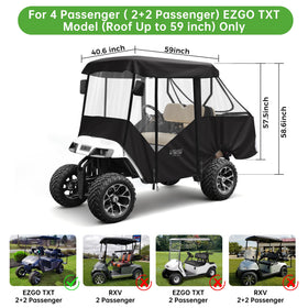 10L0L EZGO TXT enclosure metal fixing hooks secure against wind