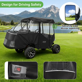 10L0L EZGO TXT enclosure rear zipper window for accessing clubs