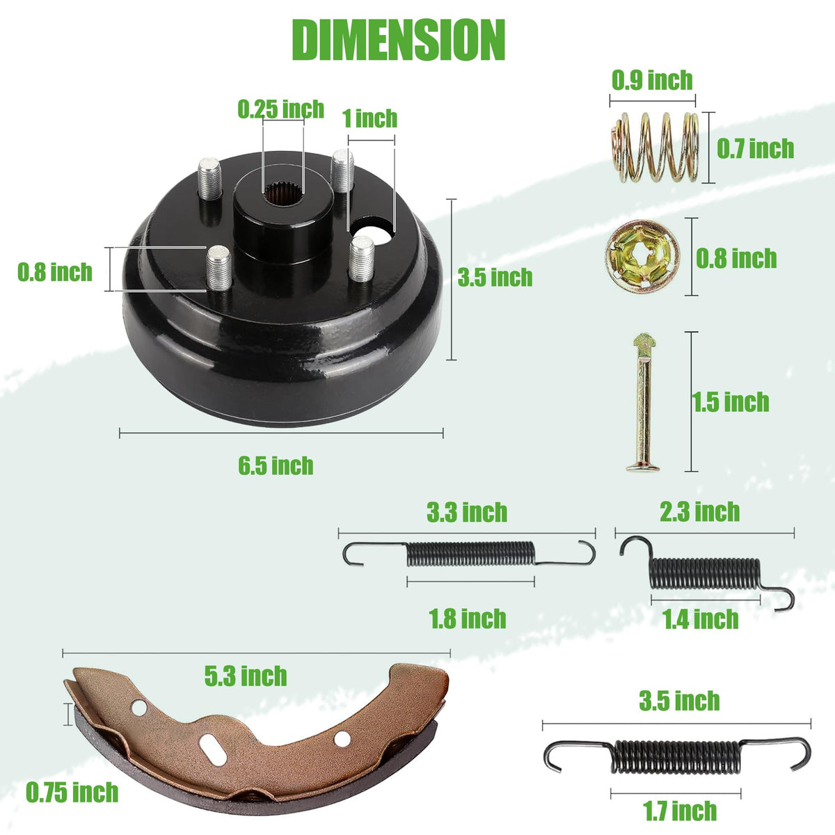 10L0L EZGO TXT brake kit installation accessories simplify assembly.