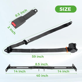 10L0L belt kit supports EZGO TXT and Club Car models for safer rides