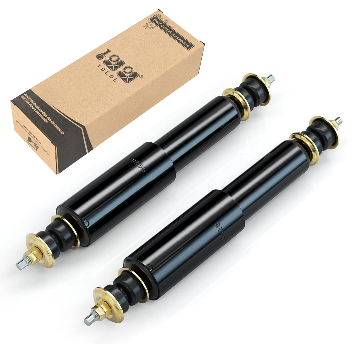 10L0L EZGO TXT front shock absorber for smoother rides on uneven terrain.