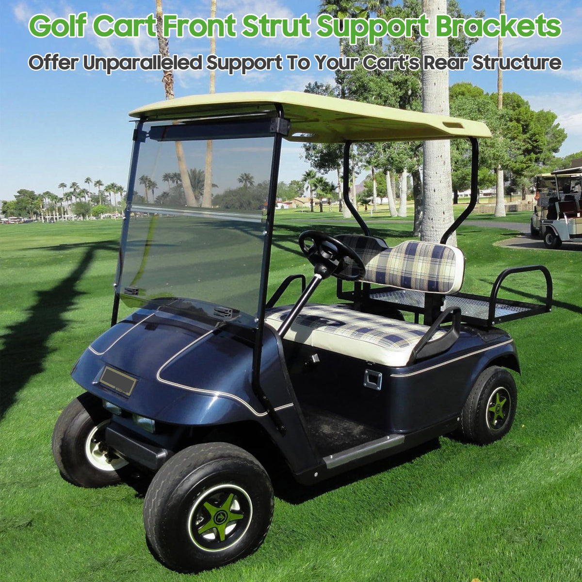 Easy installation with included screws for EZGO TXT roof