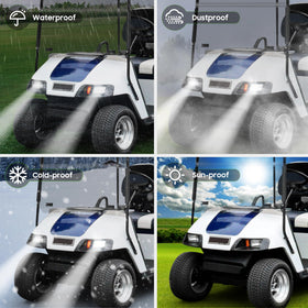 10L0L EZGO TXT all-in-one kit keeps wiring tidy and reliable.