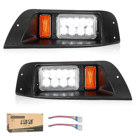 10L0L EZGO TXT headlight driver side view for safer night driving