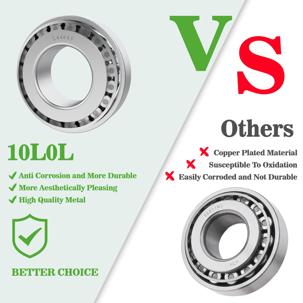 10L0L EZGO TXT hub oil seal reduces leaks and noise.