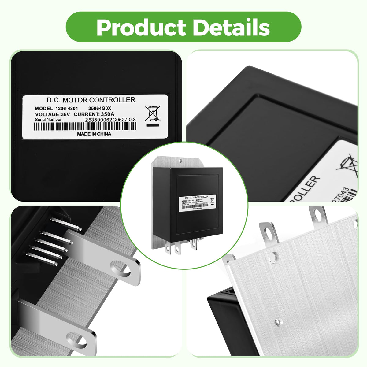 Packaging image of the 10L0L EZGO TXT Medalist controller ready for installation