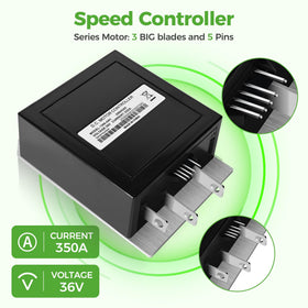 Wiring area of the EZGO TXT Medalist controller showing durable ports