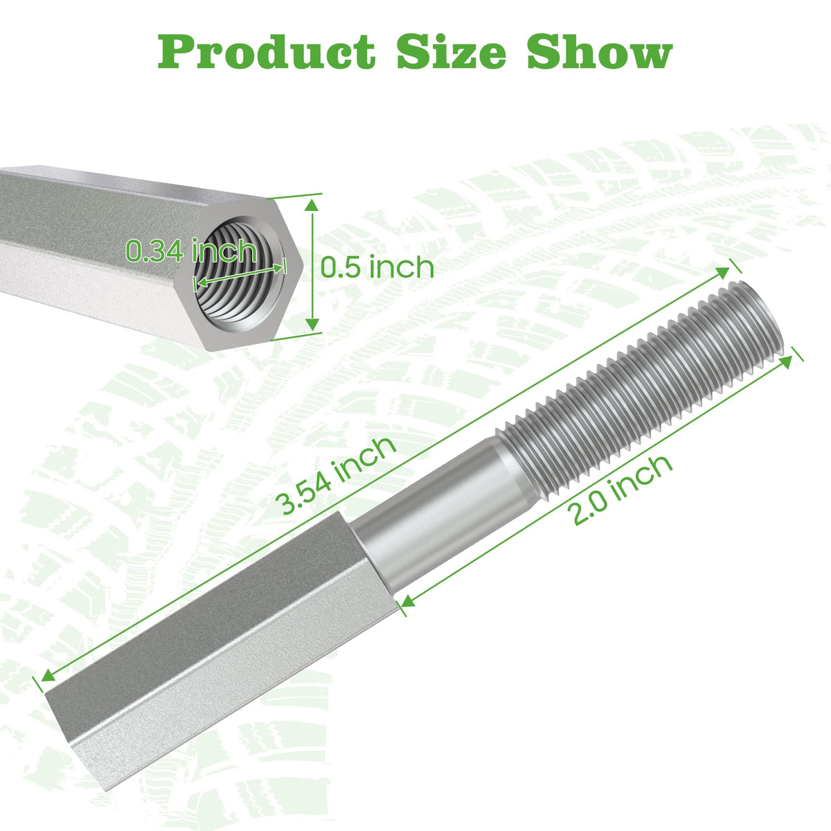 10L0L EZGO TXT packaging shows two extension rods included