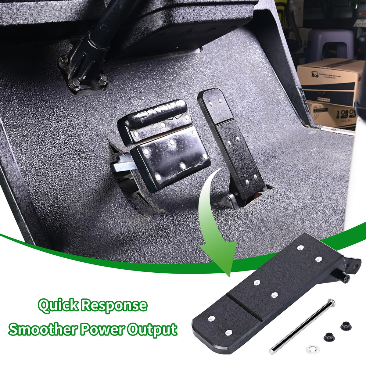 EZGO TXT pedal pad kit installation guide for DIY upgrades