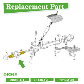 10L0L EZGO TXT pins for secure alignment and quick service.