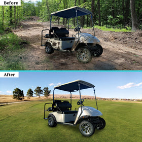 10L0L EZGO TXT rear-right fender flare enhances cart stance.