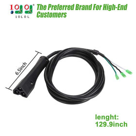 10L0L EZGO TXT RXV 48V plug with 8in cable for secure charging