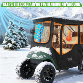 10L0L EZGO TXT/RXV enclosure suitable for all-season use