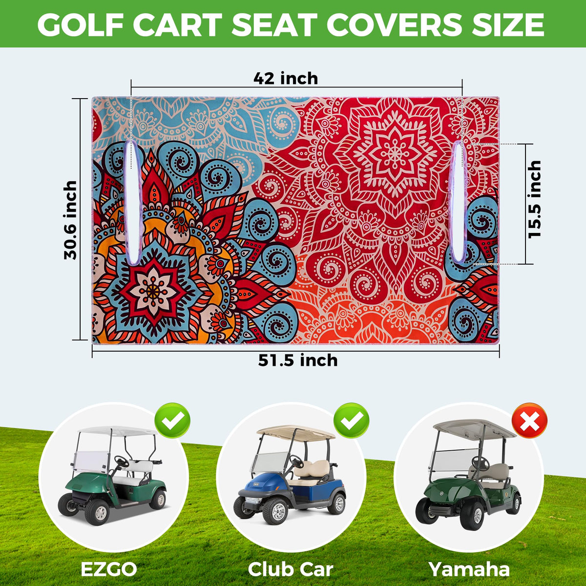10L0L EZGO TXT/RXV and Club Car DS/Precedent fit confirms universal compatibility
