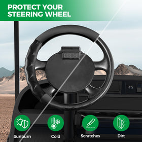 10L0L EZGO TXT RXV compatible 13-inch steering wheel cover