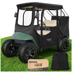 10L0L EZGO TXT/RXV enclosure front view with clear visibility and protection