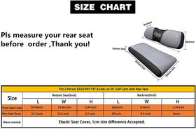 10L0L EZGO TXT RXV kit includes front and rear seat covers