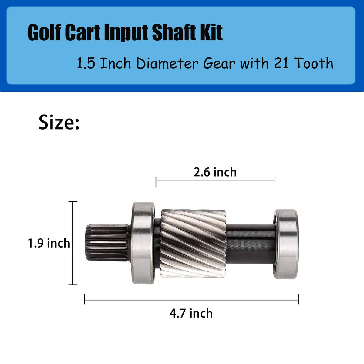 10L0L EZGO TXT shaft installation demonstrates straightforward fitment.