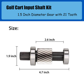 10L0L EZGO TXT shaft installation demonstrates straightforward fitment.