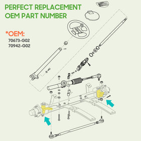 Rear view of 10L0L EZGO TXT spindle assembly mounted on cart showing mounting points.