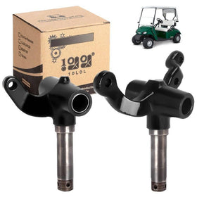 10L0L EZGO TXT left spindle assembly improves steering smoothness during turns.