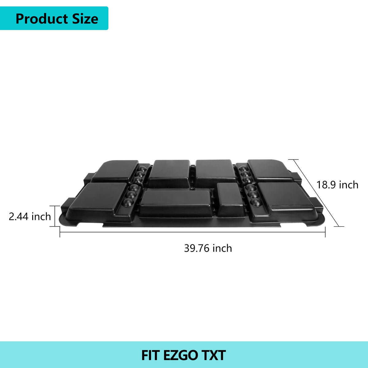 10L0L EZGO TXT tray includes a one-year warranty.