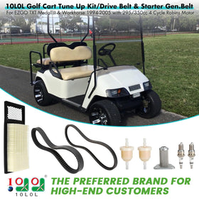 10L0L EZGO tune up kit oil filter close-up supports smoother operation.