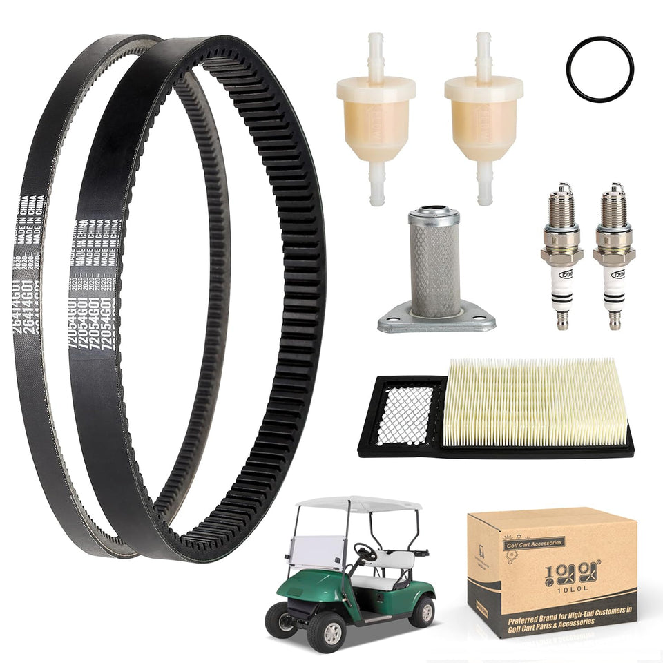 10L0L EZGO tune up kit air filter close-up for improved engine airflow.