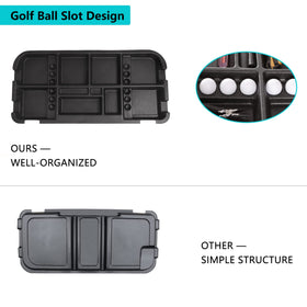 10L0L EZGO TXT storage tray fits 1996-up carts.