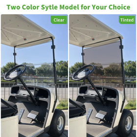 10L0L EZGO TXT windshield brackets enabling tool-free installation