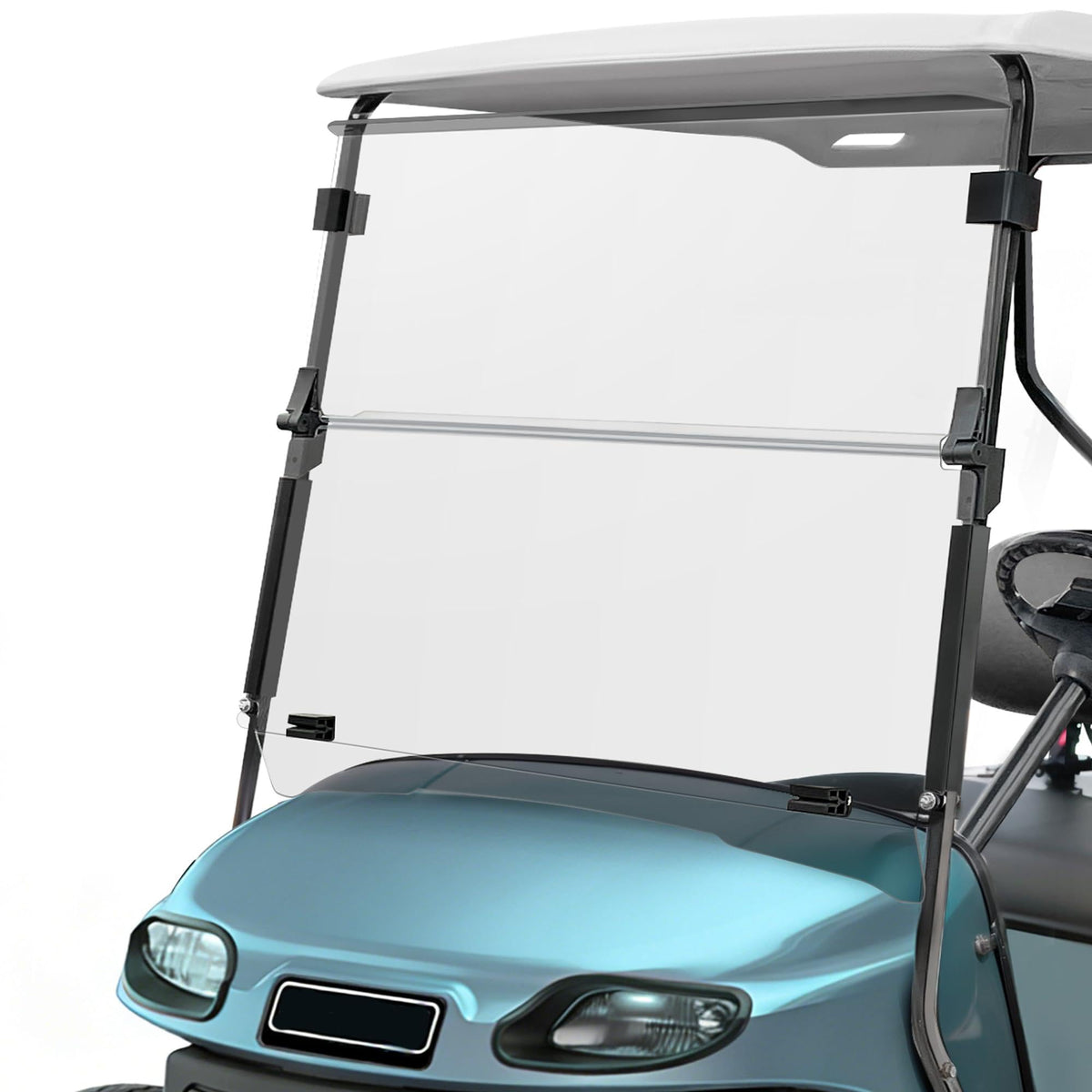 10L0L EZGO TXT windscreen foldable design for easy air flow in warm weather