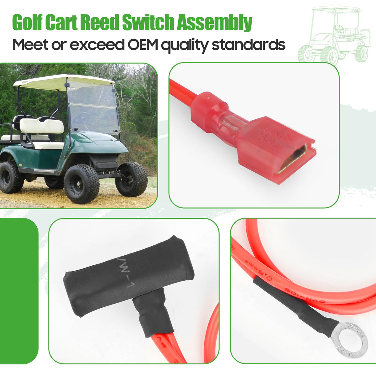 10L0L EZGO utility vehicle sensor replacement on cart