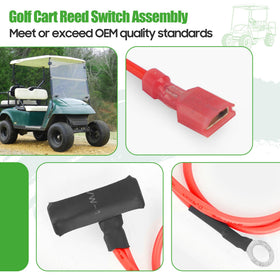 10L0L EZGO utility vehicle sensor replacement on cart