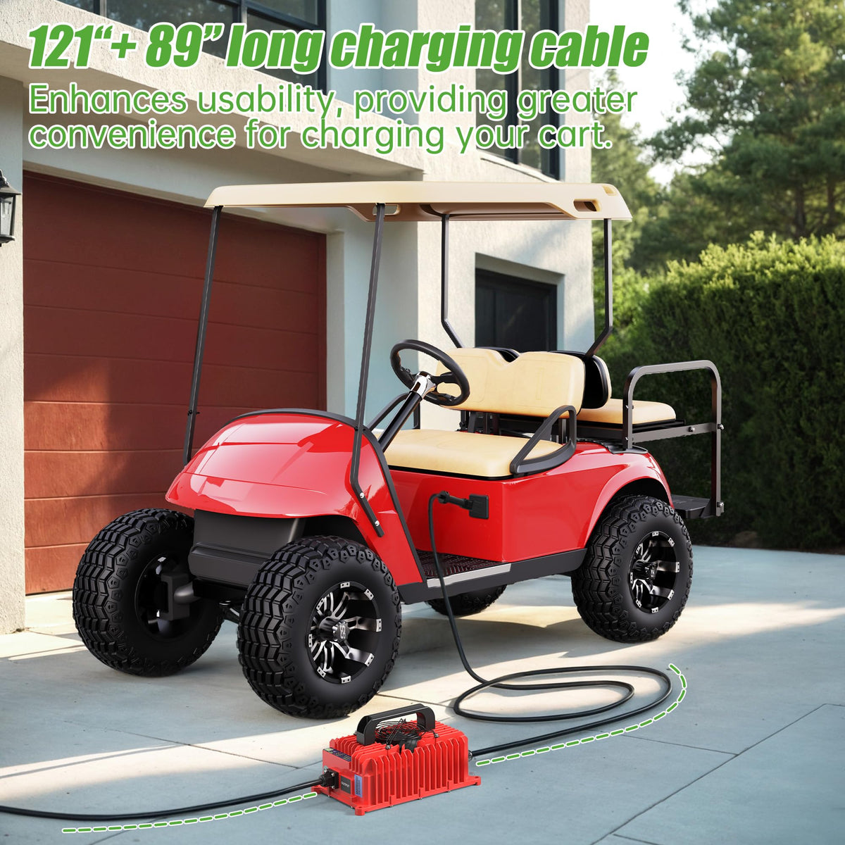 10L0L 18A fast charge delivers full battery in hours.
