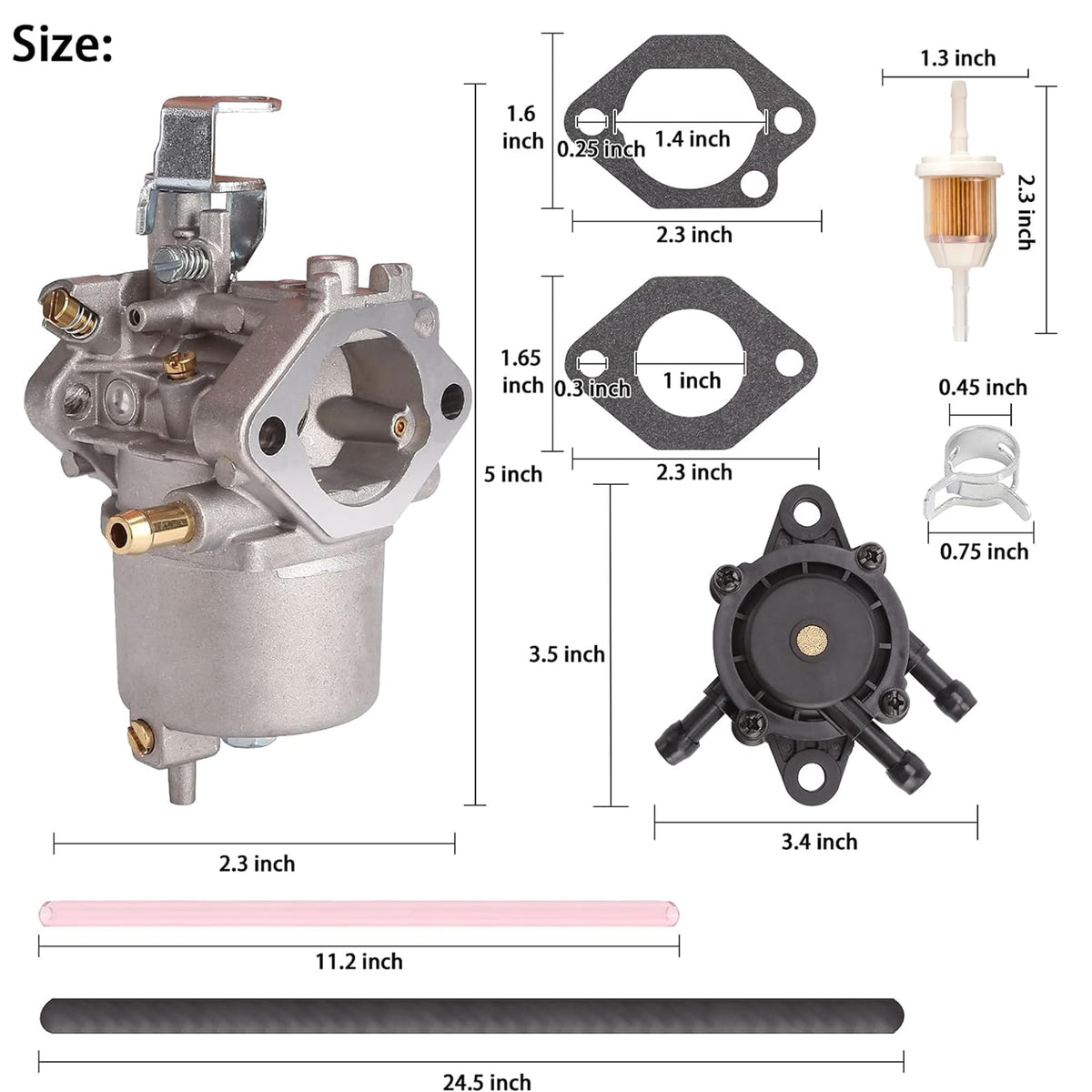 10L0L FE290 carburetor side view highlighting compact, upgrade-ready design