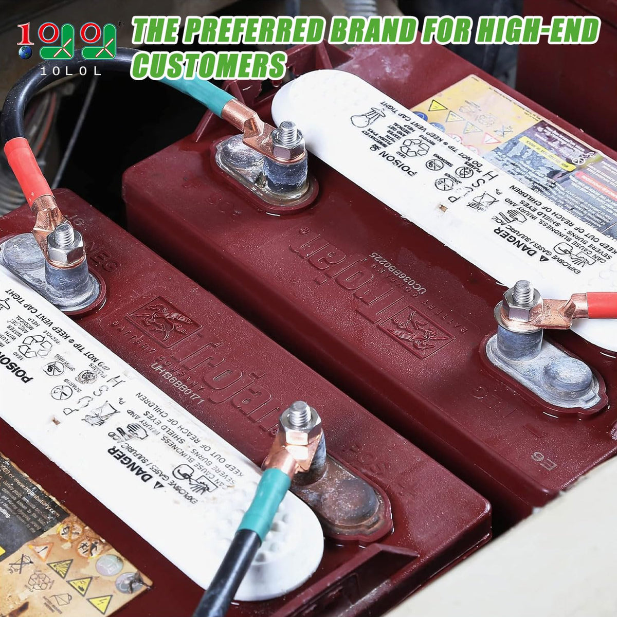 10L0L flexible copper wire for golf cart power delivery