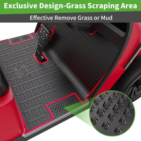 10L0L Cushman Workhorse floor mat, heavy-duty and weather-ready.