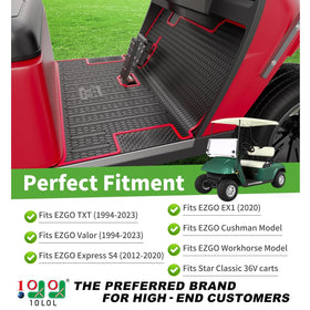 10L0L Express S4 floor mat, rugged all-weather surface.