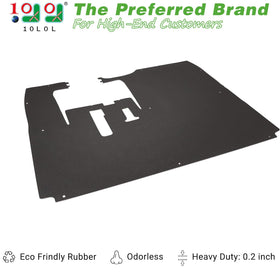 10L0L Floor mat full coverage for Yamaha G29, rear view installed.