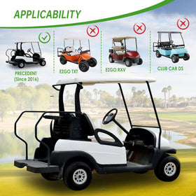 10L0L Floormat retainer side panel kit in UV-resistant plastic for outdoor golf cart use