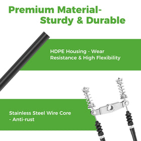 10l0l FNR cable for Yamaha G29 84 inch length designed for full-length installation