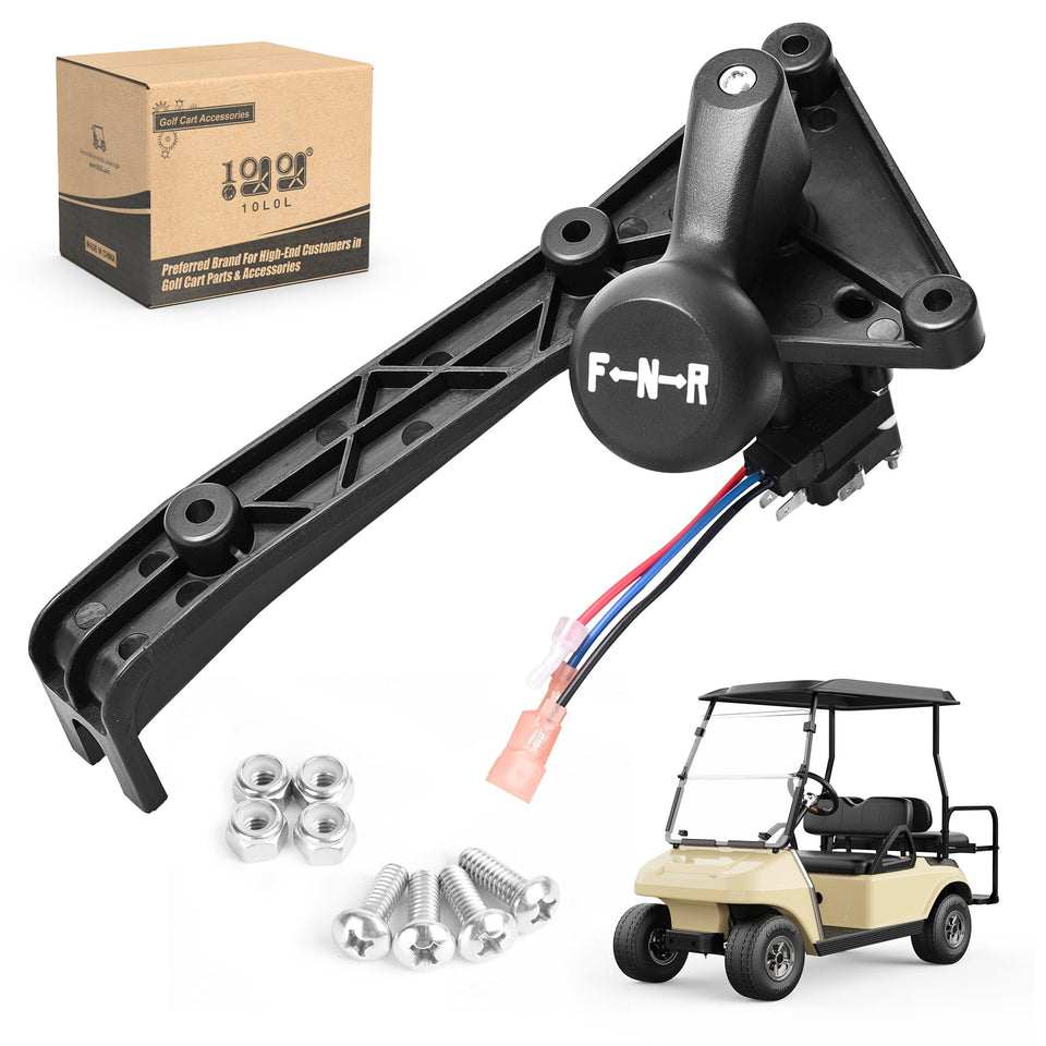 10L0L F&R shifter assembly for Club Car DS; smooth forward and reverse transitions.
