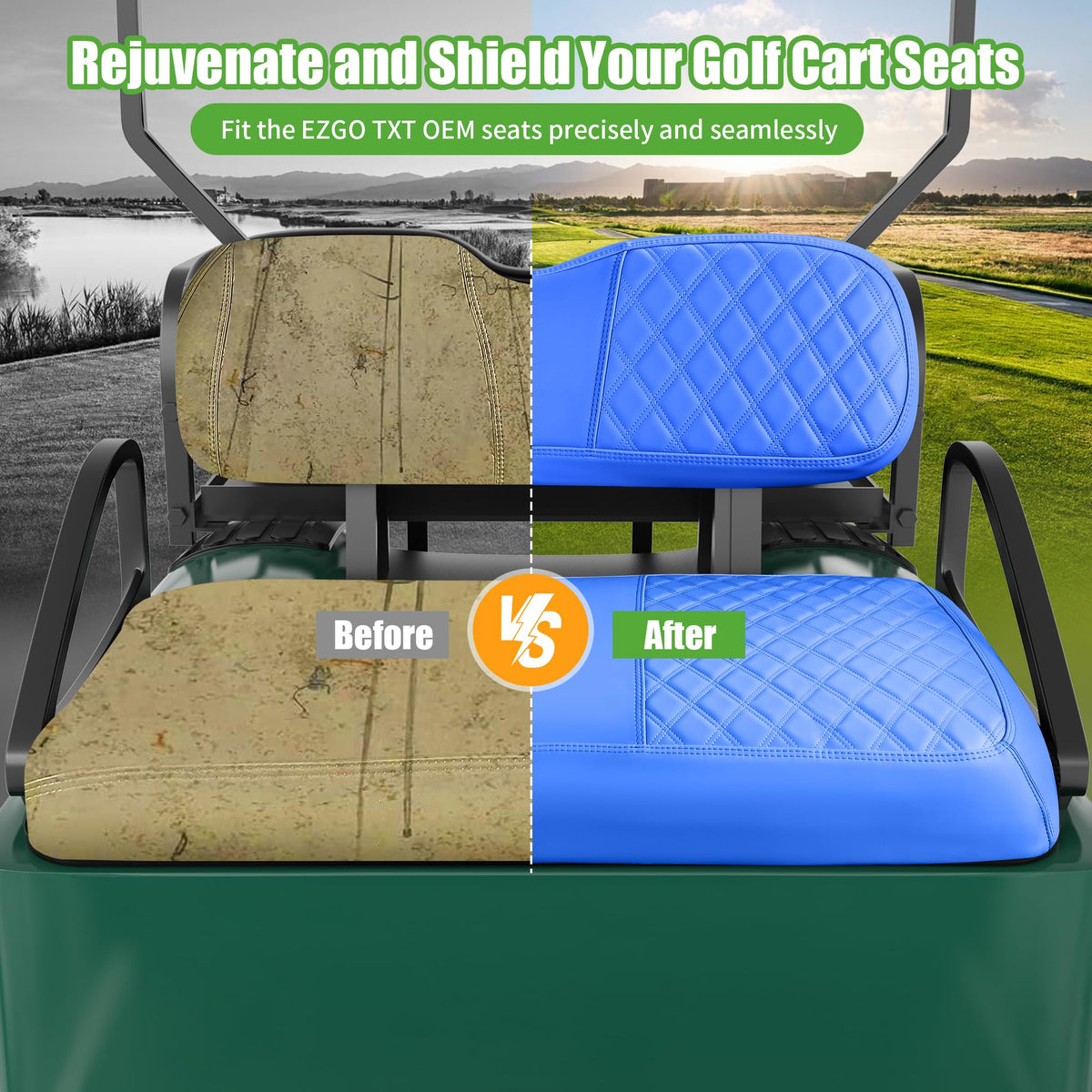 10L0L foam-padded front seat cover delivers extra comfort on long trips