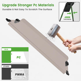 10L0L Fold-down design windshield supports airflow when needed