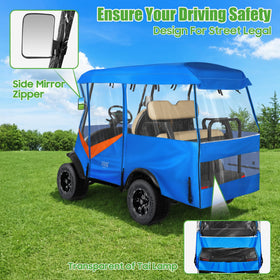 10L0L foldable door design for easy entry and compact storage.