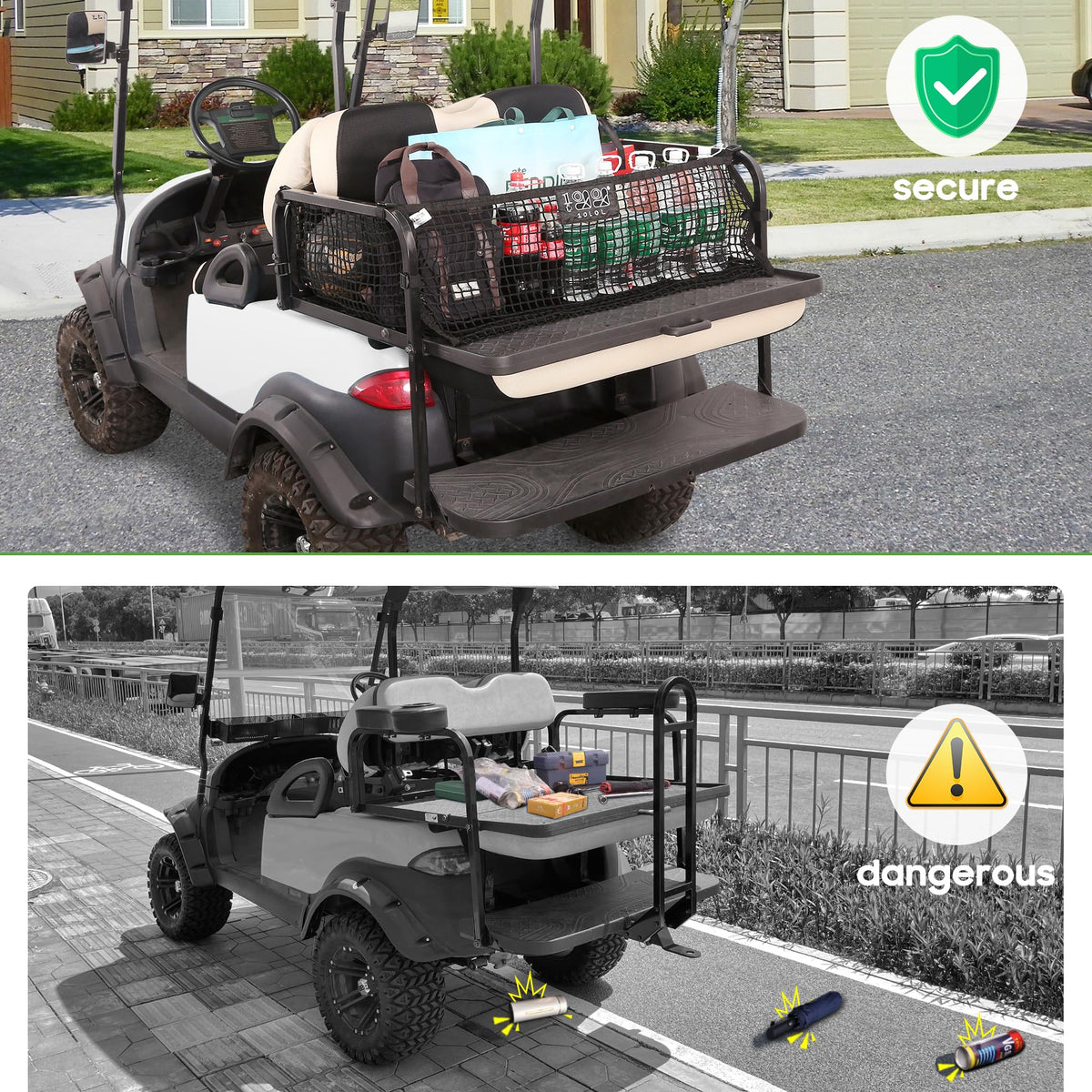 10L0L foldable design allows easy removal when not in use